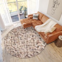 IndoorOutdoor Stetson SS2 Flannel Washable 10 x 10 Round Rug