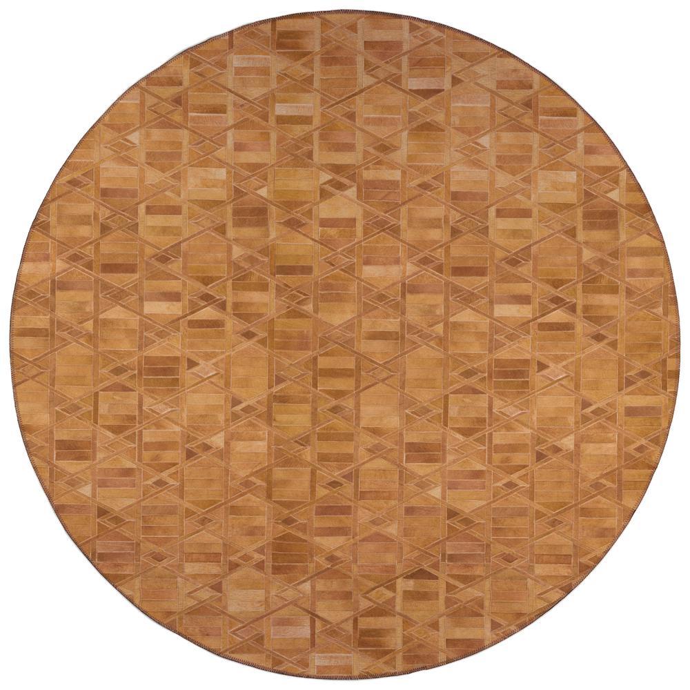 IndoorOutdoor Stetson SS4 Spice Washable 8 x 8 Round Rug