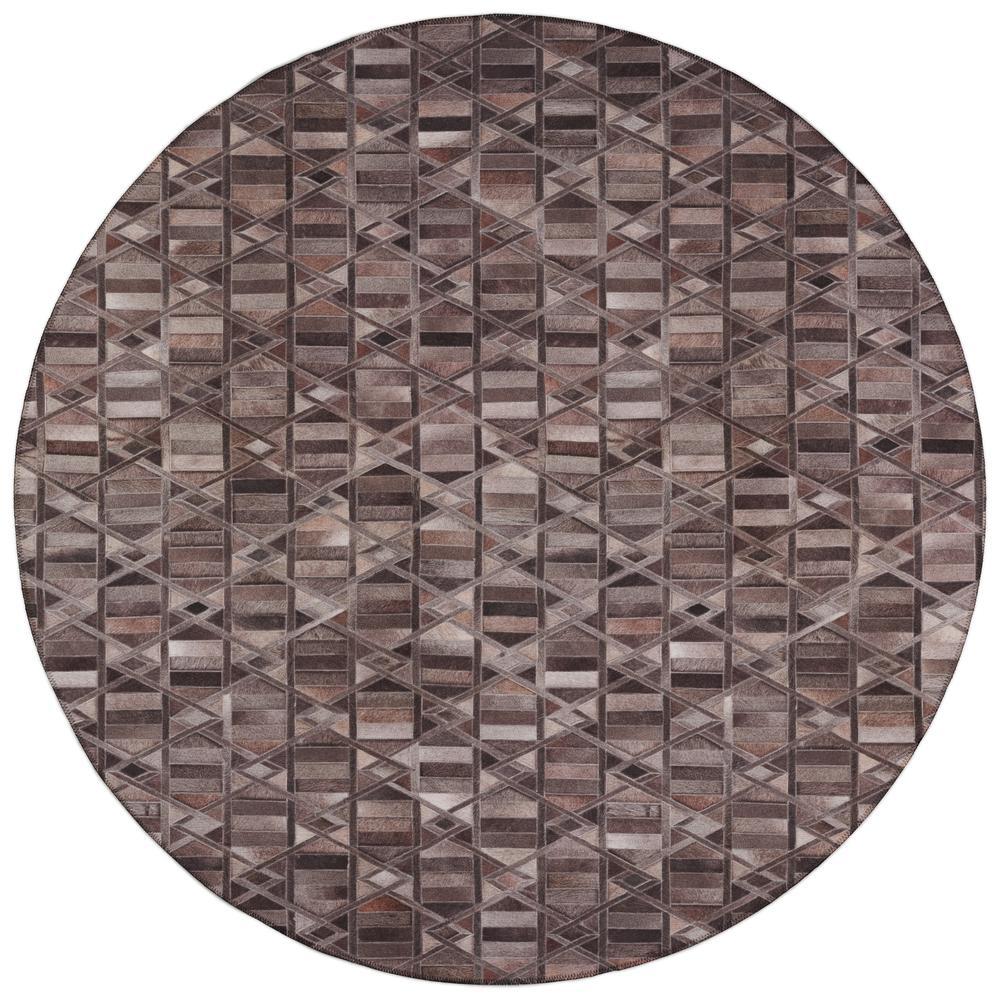 IndoorOutdoor Stetson SS4 Flannel Washable 10 x 10 Round Rug