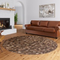 IndoorOutdoor Stetson SS2 Bison Washable 6 x 6 Round Rug