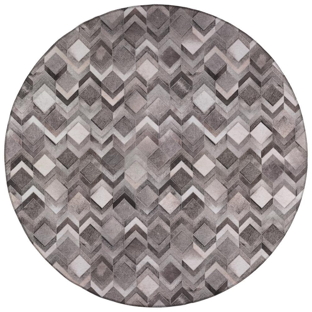 IndoorOutdoor Stetson SS5 Flannel Washable 6 x 6 Round Rug