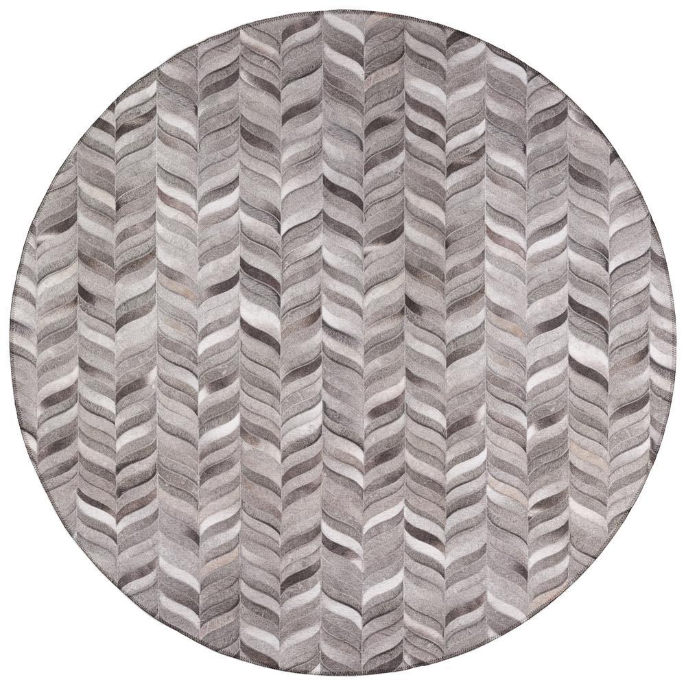 IndoorOutdoor Stetson SS11 Flannel Washable 8 x 8 Round Rug