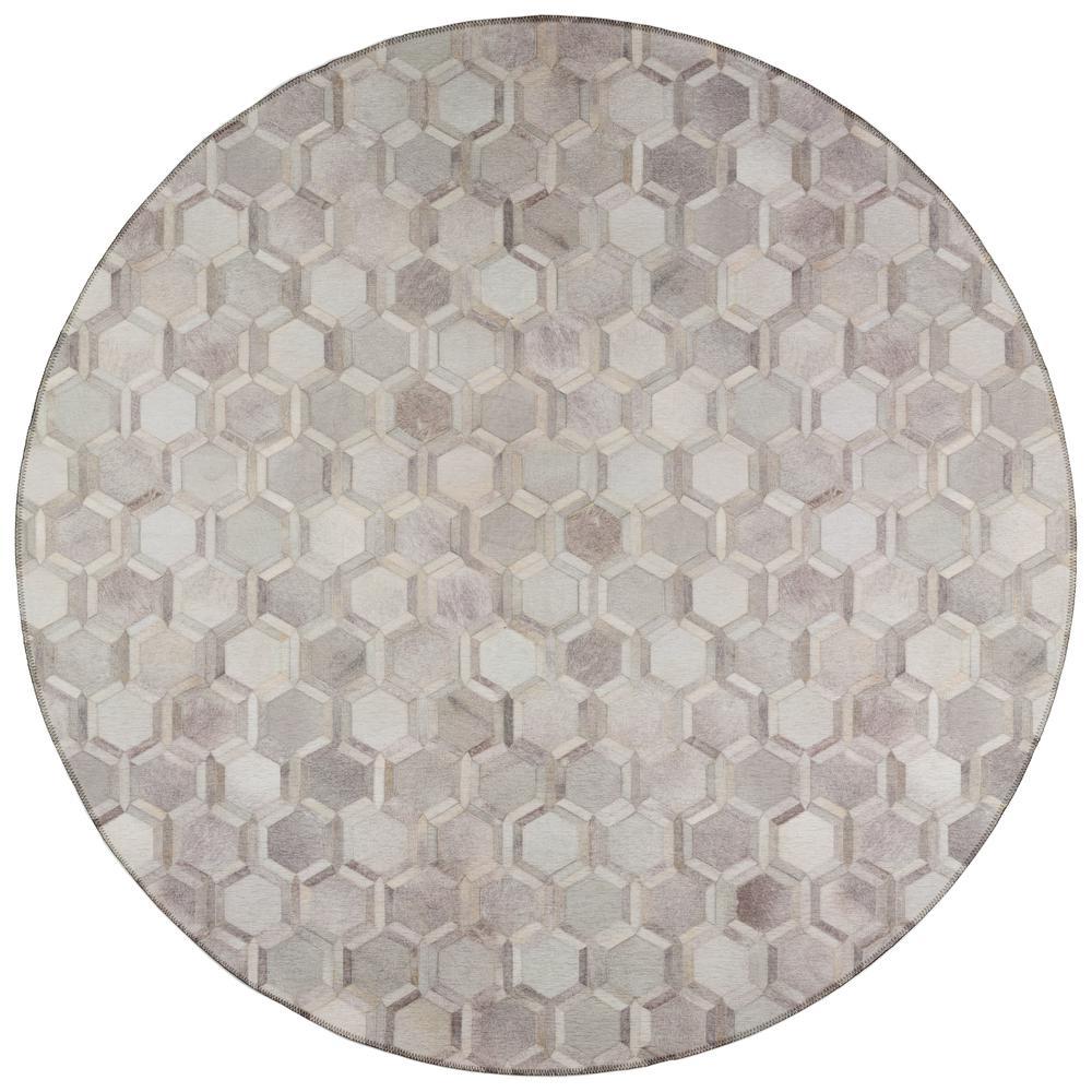 IndoorOutdoor Stetson SS1 Flannel Washable 10 x 10 Round Rug