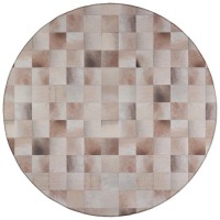 IndoorOutdoor Stetson SS10 Khaki Washable 6 x 6 Round Rug