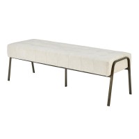 Venturi Fabric Tufted Bench