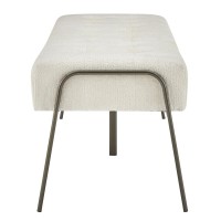 Venturi Fabric Tufted Bench