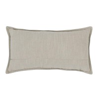 Kosas Home Cheyenne 100 Leather 22 Throw Pillow in Gray