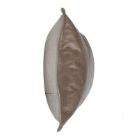 Kosas Home Cheyenne 100 Leather 22 Throw Pillow Taupe