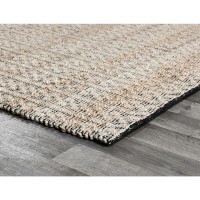 Paige BlackNatural Handwoven Area Rug by Kosas Home