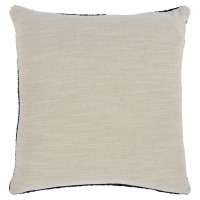 Kosas Home Marcie Knitted 22 Throw Pillow Black