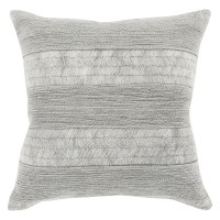 Scarlet 100 Cotton 20 Throw Pillow in Gray by Kosas Home