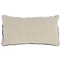 Kosas Home Nakeya Knitted 14 x 26 Throw Pillow Black