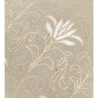 Iris 100 Linen 20 Throw Pillow in Beige by Kosas Home