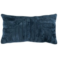 Laurant 14x 26 Velvet Throw Pillow in Blue by Kosas Home