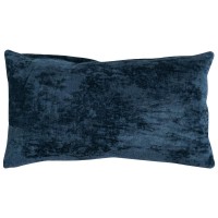 Laurant 14x 26 Velvet Throw Pillow in Blue by Kosas Home