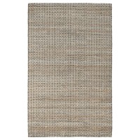 Paige BlackNatural Handwoven Area Rug by Kosas Home 5x8