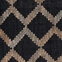 Katerina BlackNatural Handwoven Area Rug by Kosas Home