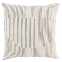 Charlotte 22 Throw Pillow in Natural by Kosas Home