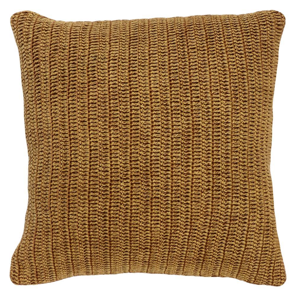 Kosas Home Marcie Knitted 22 Throw Pillow Honey