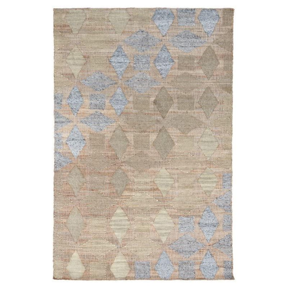 Kosas Home Jules 60x96 Handwoven Jute and Wool Area Rug in Natural Multi