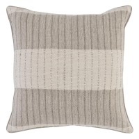 Kamia 22 Square Throw Pillow in Beige by Kosas Home