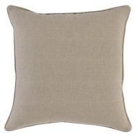 Kamia 22 Square Throw Pillow in Beige by Kosas Home