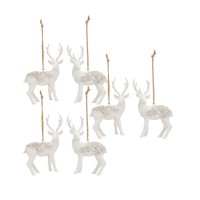 Deer Ornament Set of 6