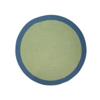 Dolce Bordered Doormats Sea Green 65 x 65