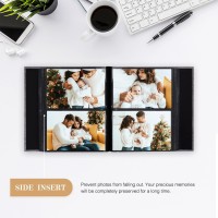 Potricher Small Photo Album 4X6 200 Photos Linen Cover Picture Photo Book For Family Wedding Anniversary Baby Vacation Beige 20