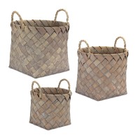 Wicker Basket Set of 3