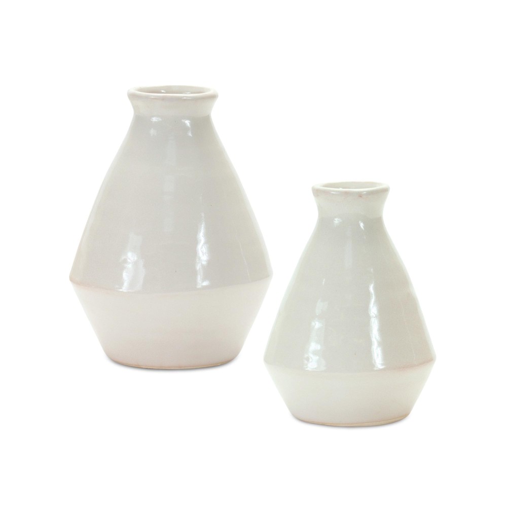 Terracotta Vase Set of 2