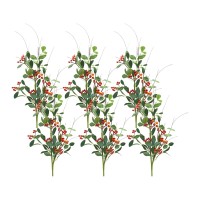 Foliage and Berry Spray Set of 6