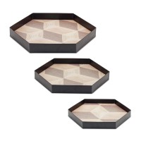 Decorative Tray Set of 3