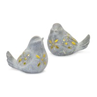 LED Bird Figurine Set of 2