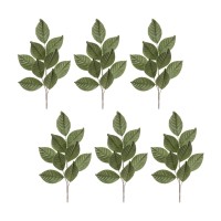 Magnolia Leaf Spray Set of 6