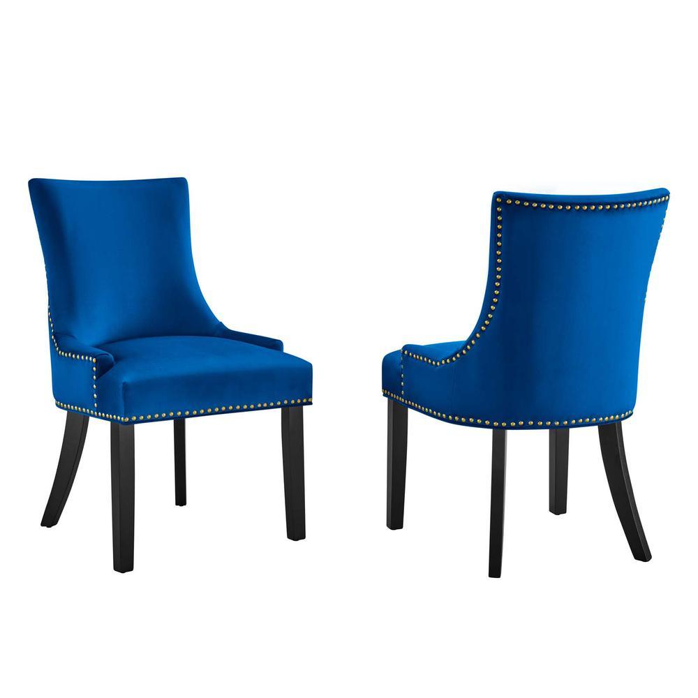 Marquis Performance Velvet Dining Chairs Set of 2