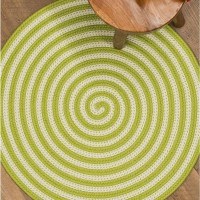 Candy Cane Rugs Green 65 x 65