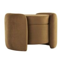 Nebula Upholstered Performance Velvet Ottoman