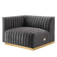 Conjure Channel Tufted Performance Velvet Loveseat