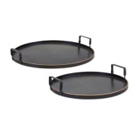 Metal Tray Set of 2