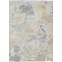 IndoorOutdoor Accord AAC32 Beige Washable 9 x 12 Rug