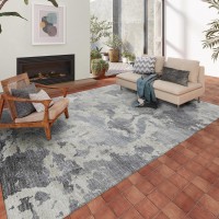 IndoorOutdoor Accord AAC32 Gray Washable 5 x 76 Rug