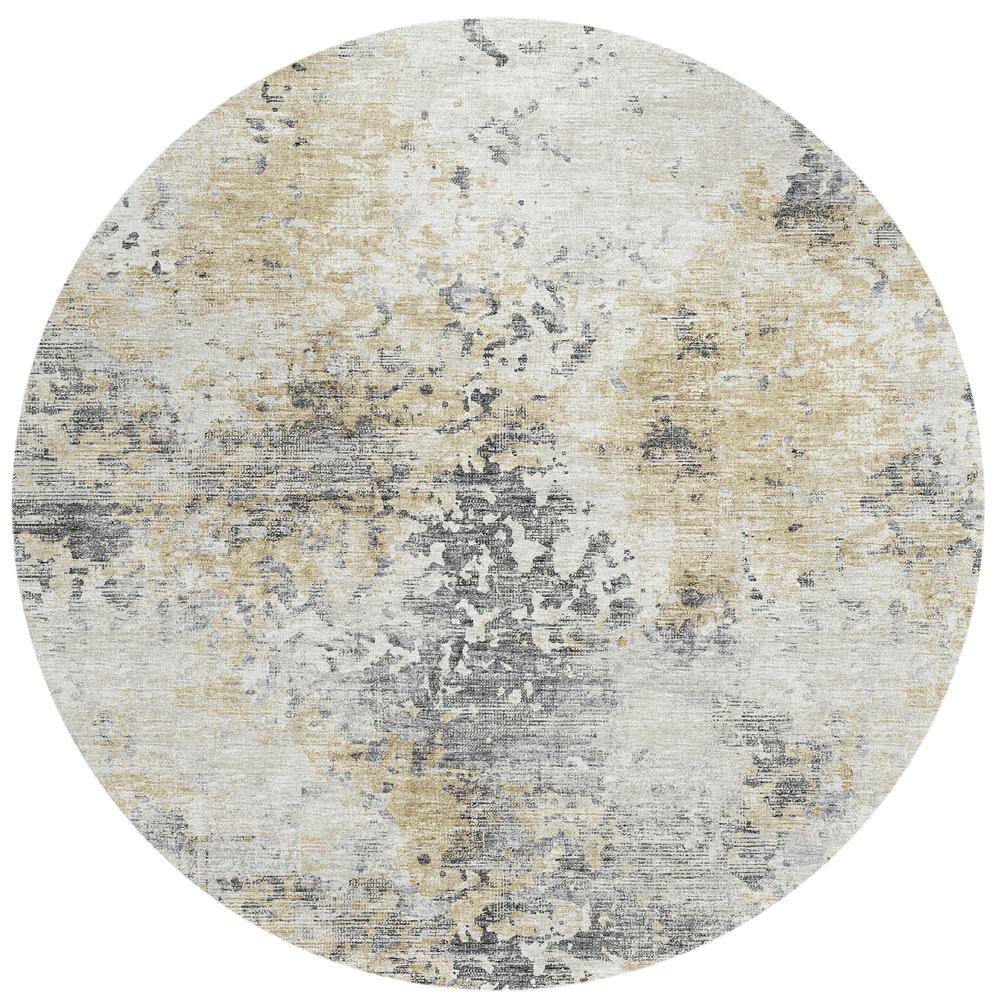 IndoorOutdoor Accord AAC35 Moody Washable 8 x 8 Round Rug