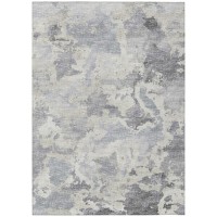 IndoorOutdoor Accord AAC32 Gray Washable 10 x 14 Rug