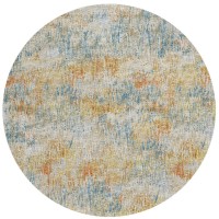 IndoorOutdoor Accord AAC31 Gilded Washable 8 x 8 Round Rug