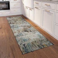 IndoorOutdoor Accord AAC31 Moody Washable 23 x 76 Runner Rug