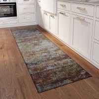 IndoorOutdoor Accord AAC34 Multi Washable 23 x 76 Runner Rug