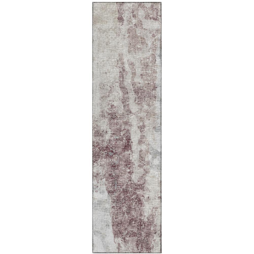 IndoorOutdoor Accord AAC33 Plum Washable 23 x 76 Runner Rug