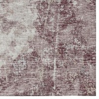 IndoorOutdoor Accord AAC33 Plum Washable 23 x 76 Runner Rug