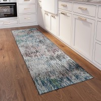 IndoorOutdoor Accord AAC31 Multi Washable 23 x 76 Runner Rug